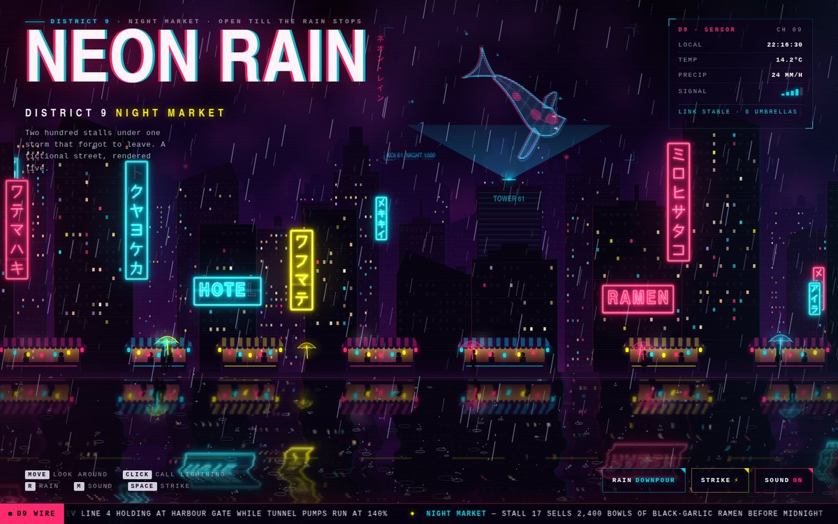 Neon Rain screenshot