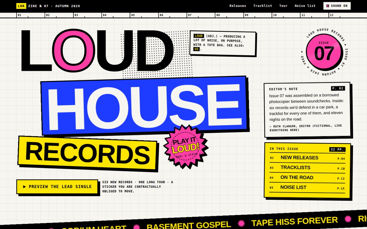 Loud House Records — Issue 07 screenshot