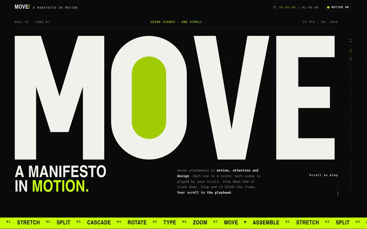 MOVE — A Manifesto in Motion screenshot