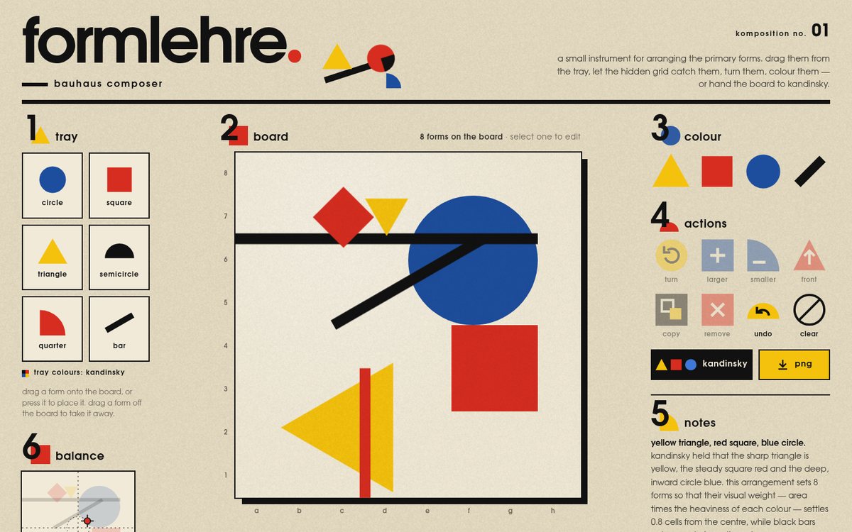 Formlehre — Bauhaus Composer screenshot