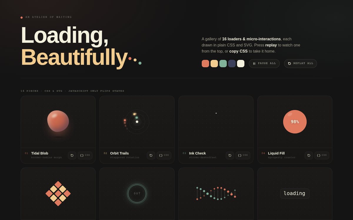 Loading, Beautifully screenshot