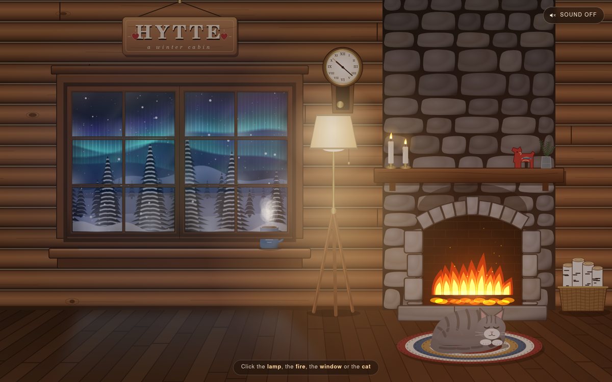 Hytte — A Winter Cabin screenshot