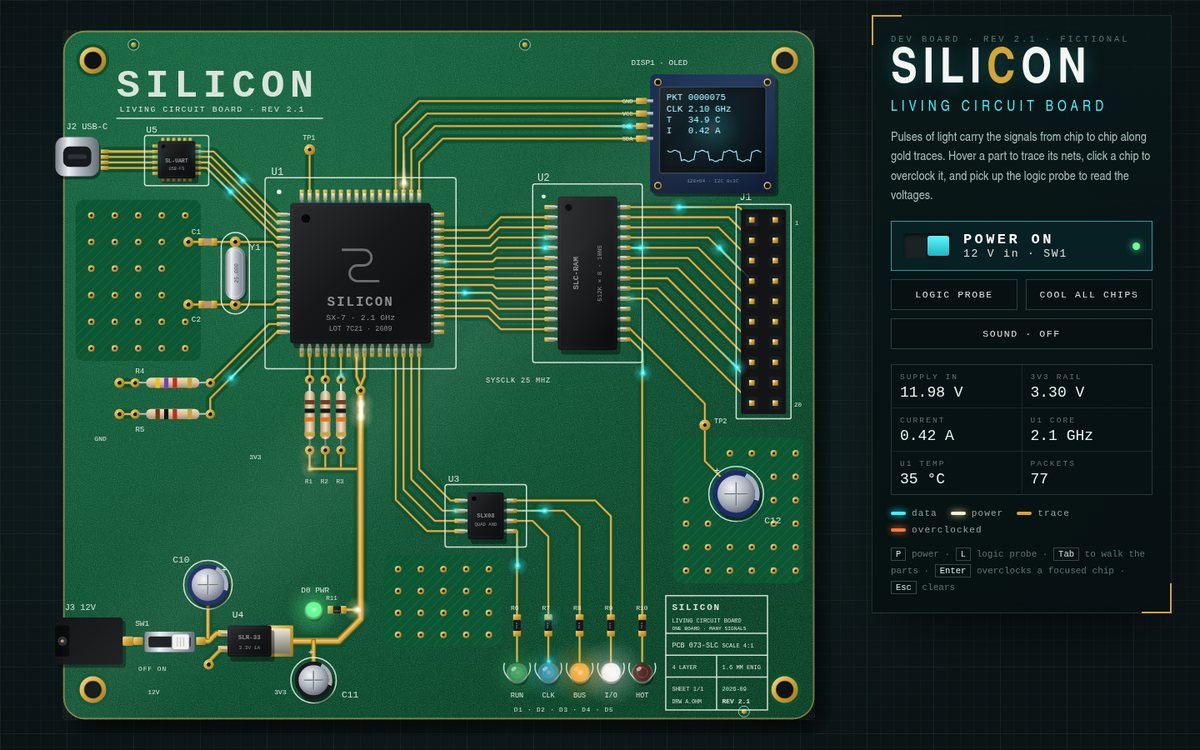 Silicon — Living Circuit Board screenshot
