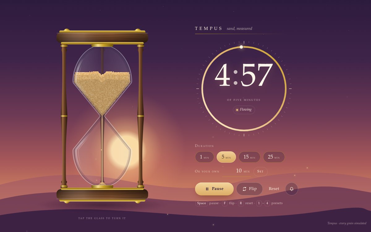 Tempus — Hourglass Timer screenshot