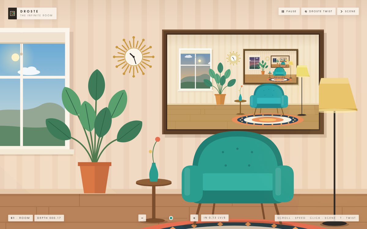 Droste — The Infinite Room screenshot