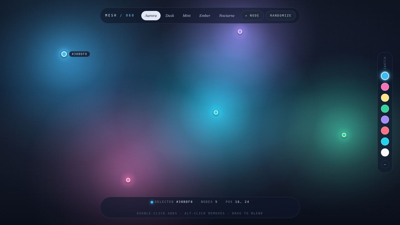 Mesh Gradient Editor — Blended Field — screenshot