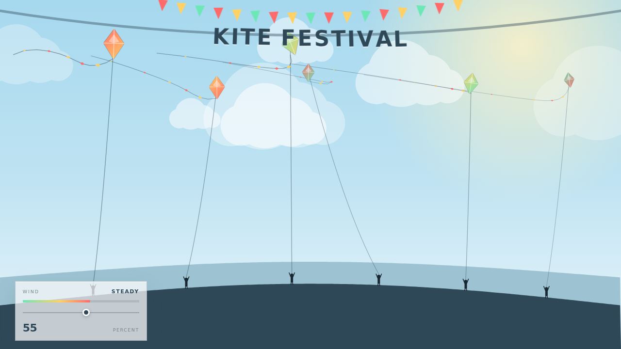 Kite Festival — A Windy Afternoon on the Hill — screenshot
