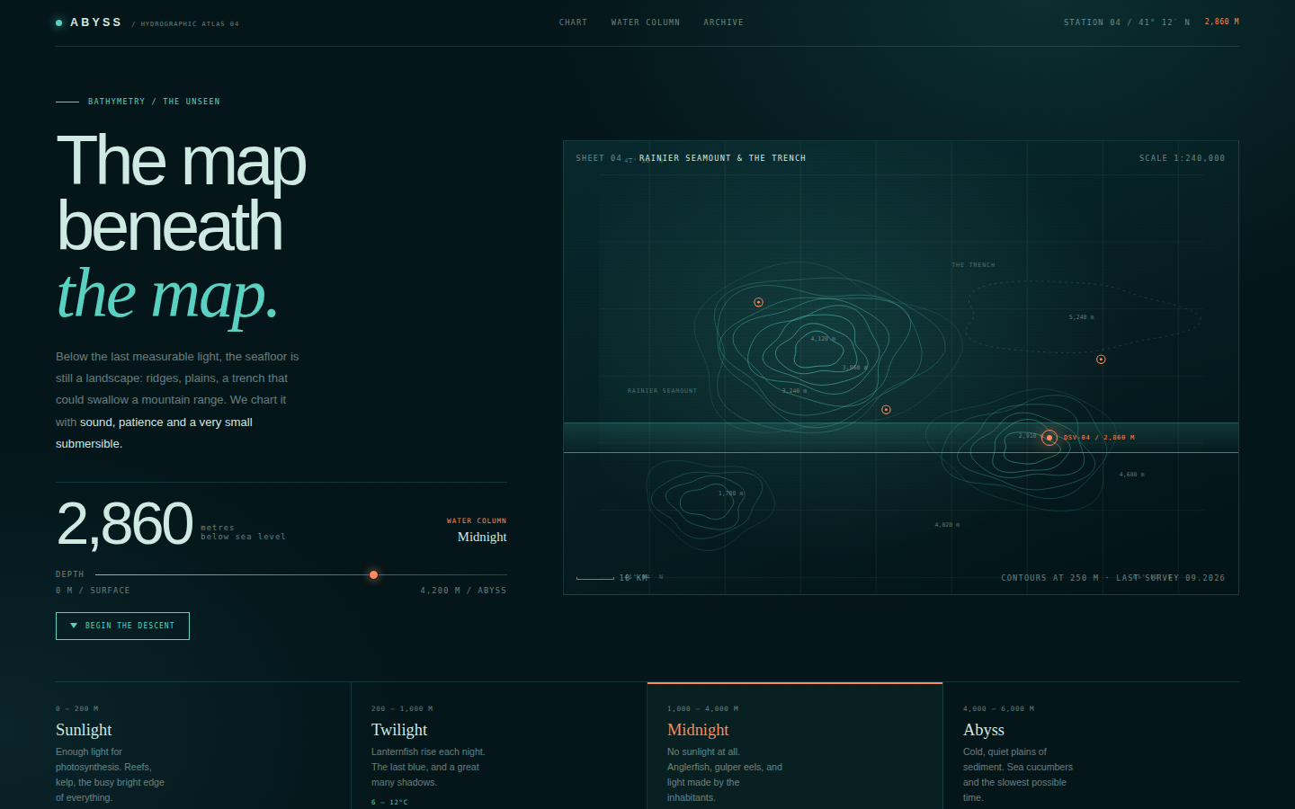 Abyss — A Hydrographic Atlas of the Unseen screenshot