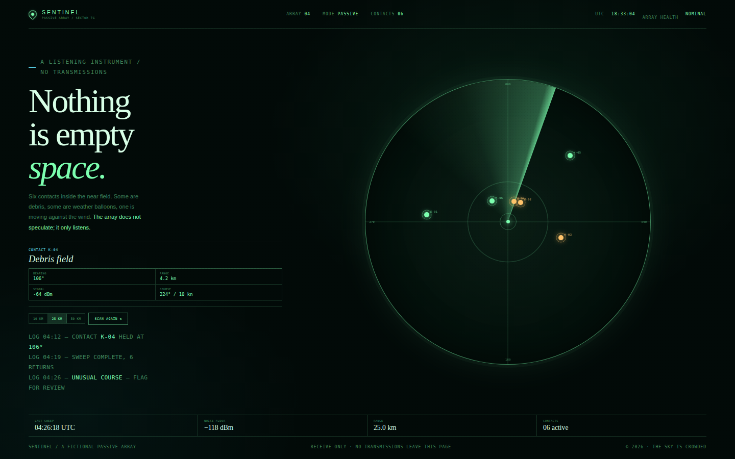 Sentinel — Passive Array 04 screenshot