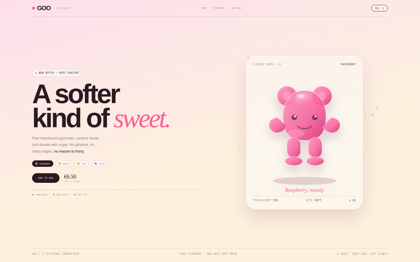 GOO — A Softer Kind of Sweet screenshot