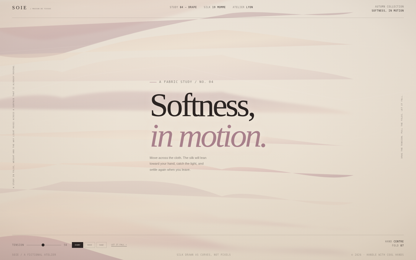 Soie — Softness, in Motion screenshot