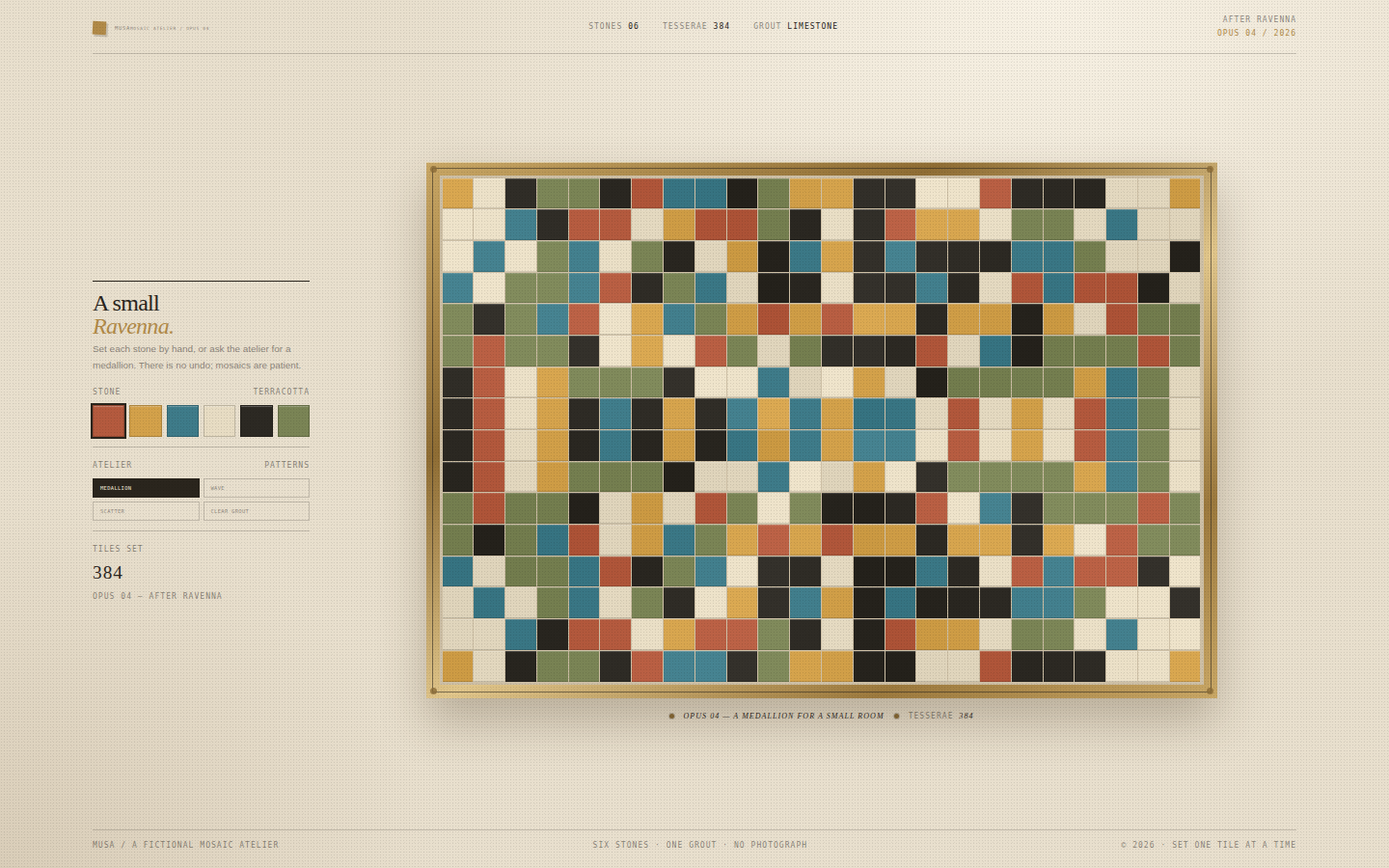 MUSA — A Mosaic Atelier screenshot