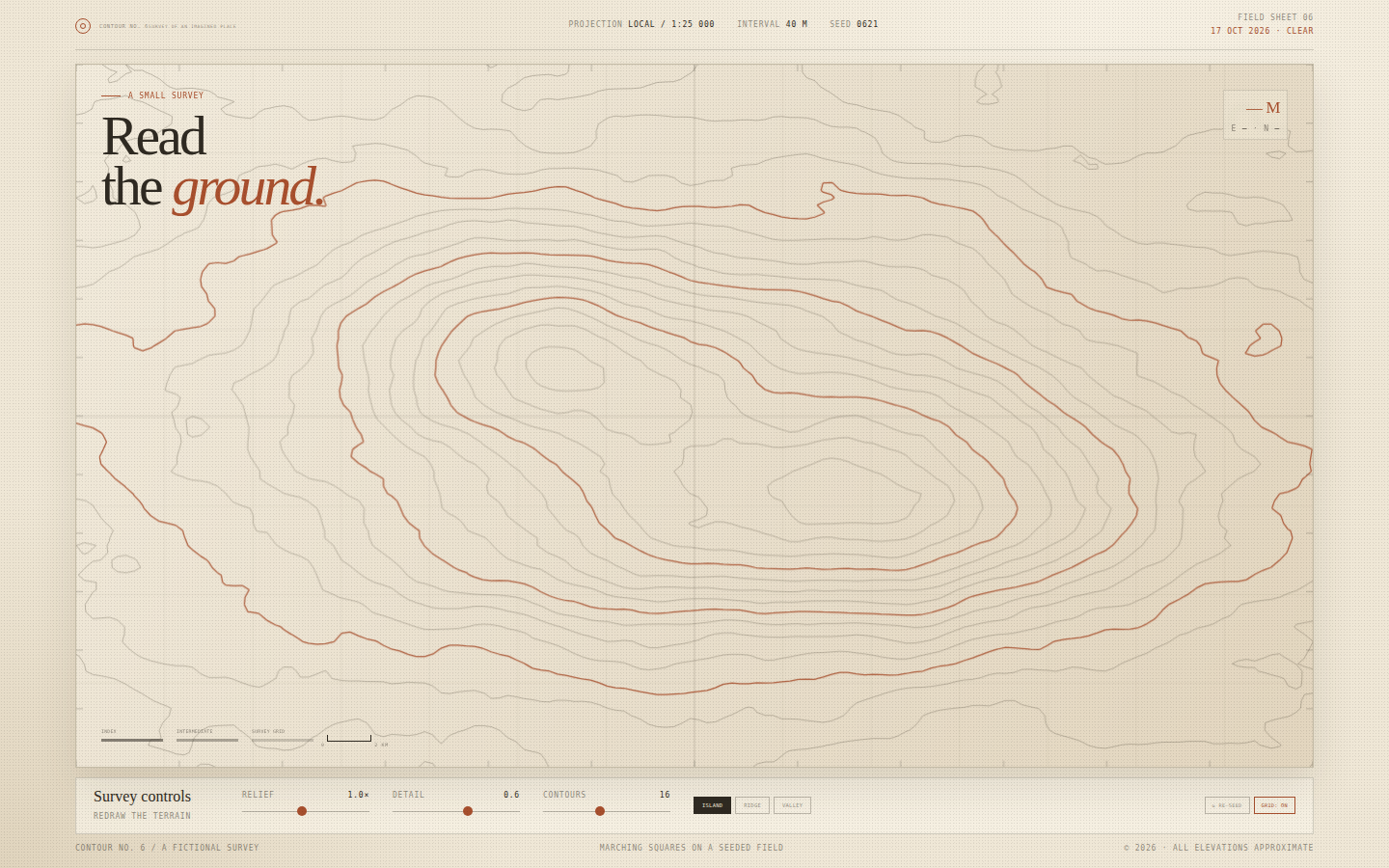 Contour No. 6 — Read the Ground screenshot