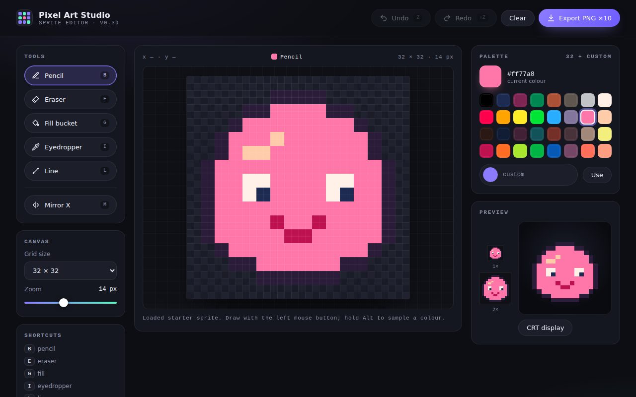 Pixel Art Studio screenshot
