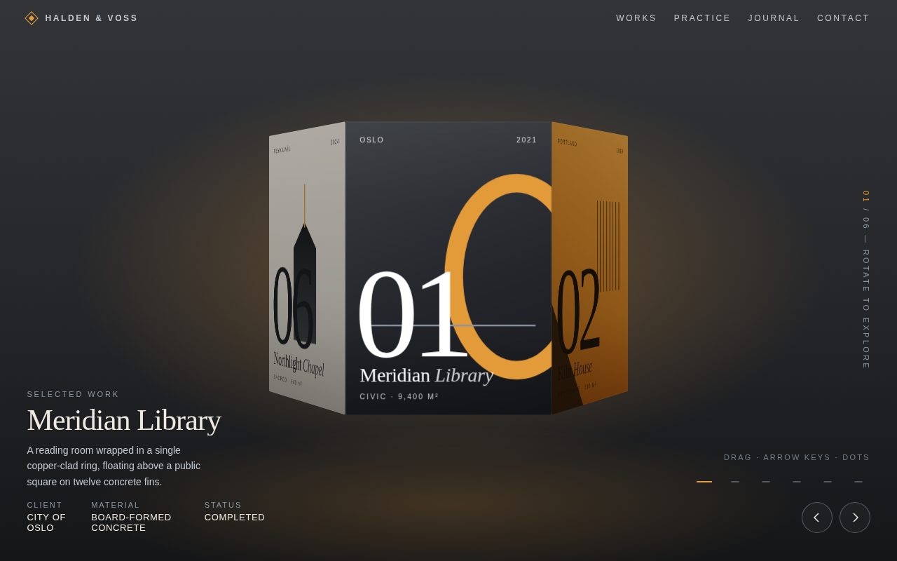 Halden & Voss — Hexagonal Prism Project Carousel screenshot