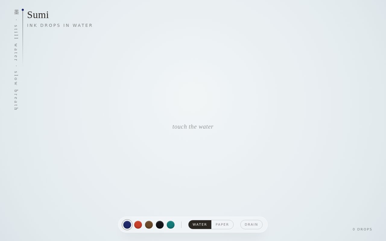 Sumi — Ink Drops in Still Water screenshot