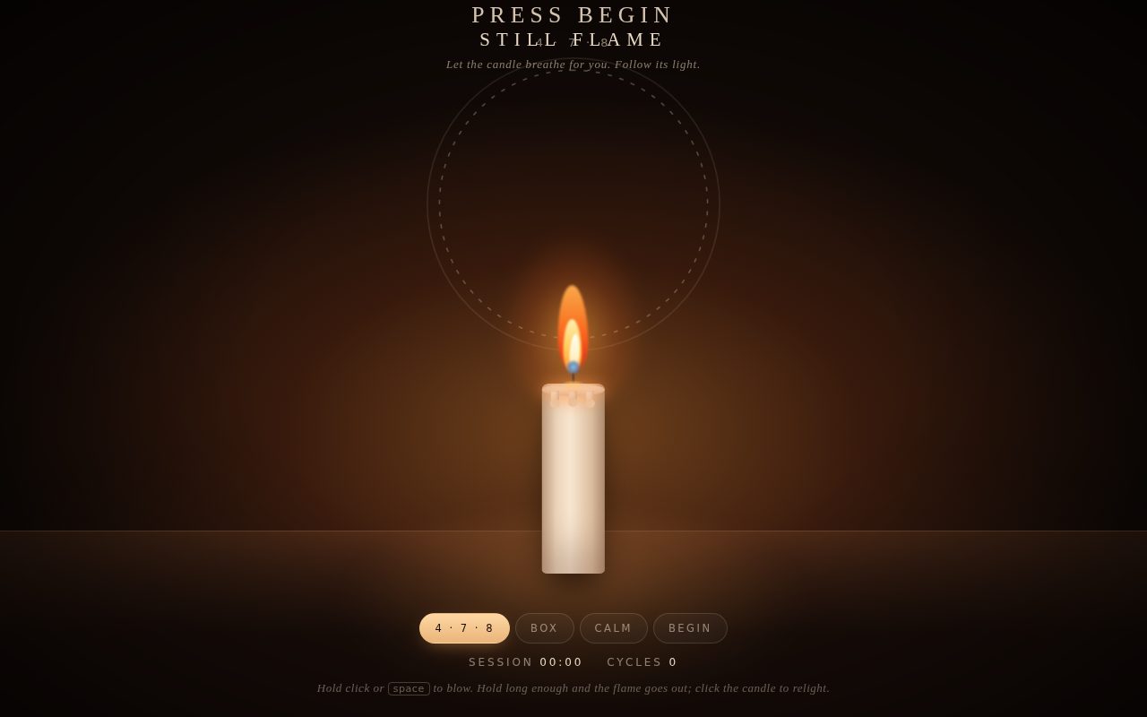 Still Flame — Candle Breathing Guide screenshot