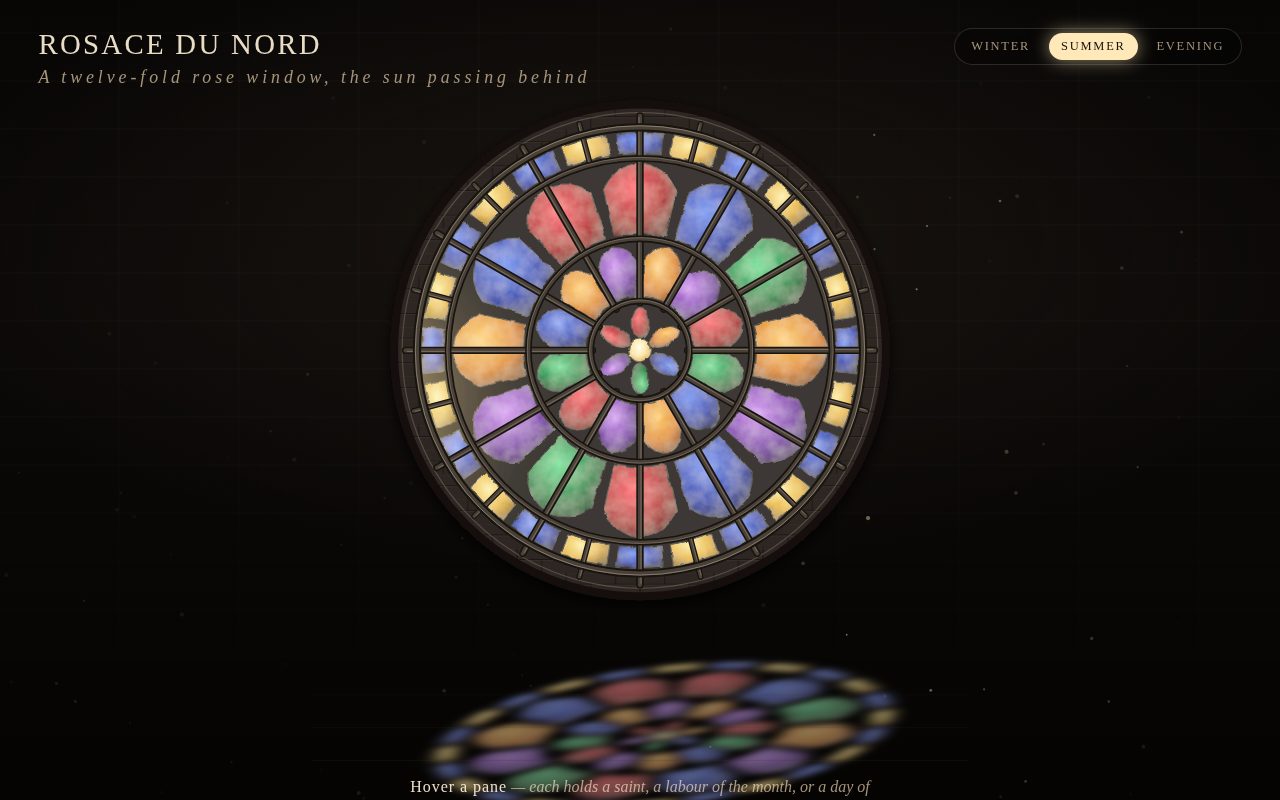 Rosace du Nord — Gothic Rose Window screenshot