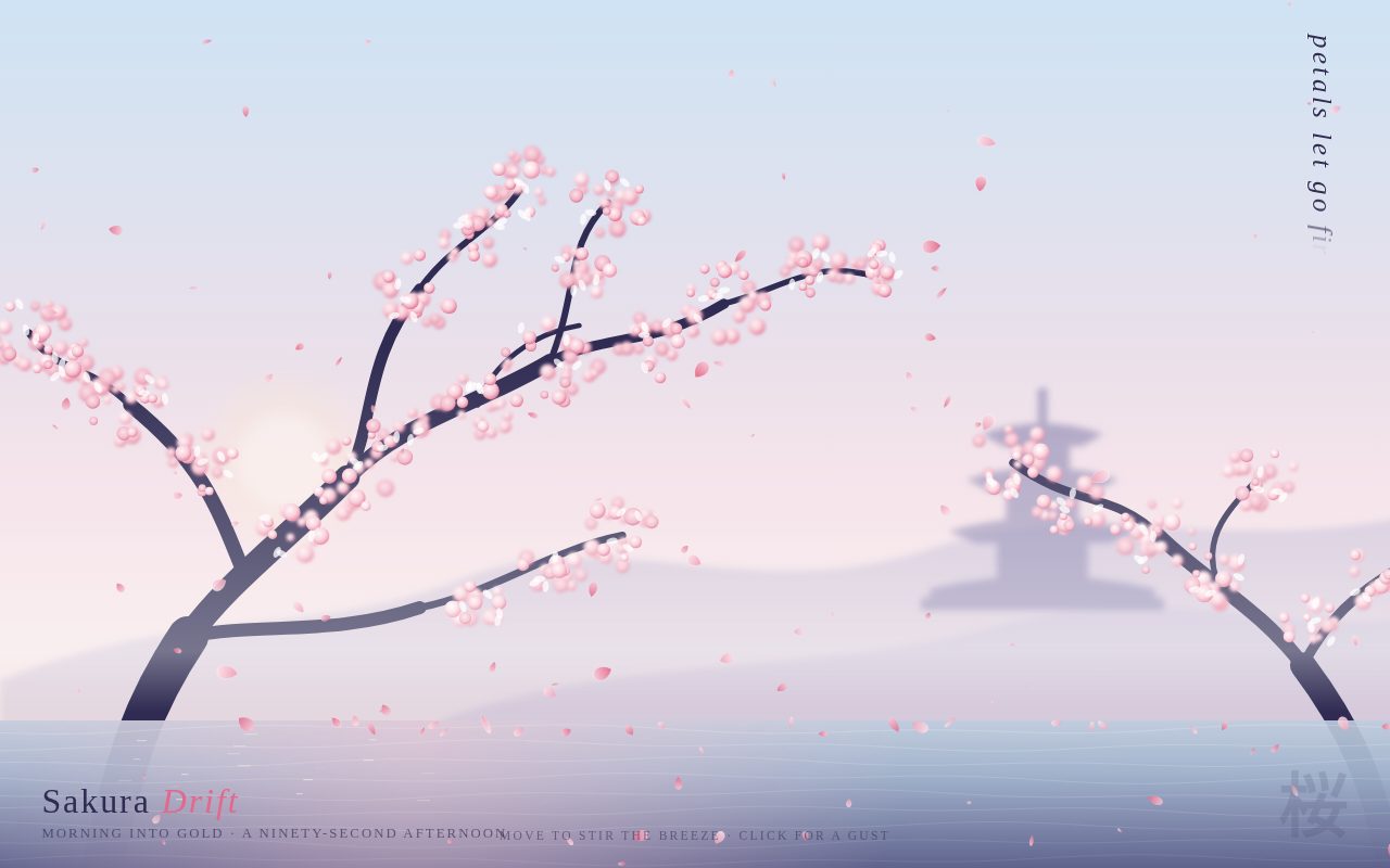 Sakura Drift — Cherry Blossom Scene screenshot