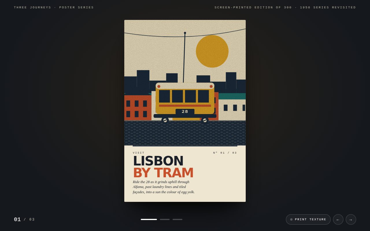 Three Journeys — Mid-Century Modern Travel Poster Series screenshot