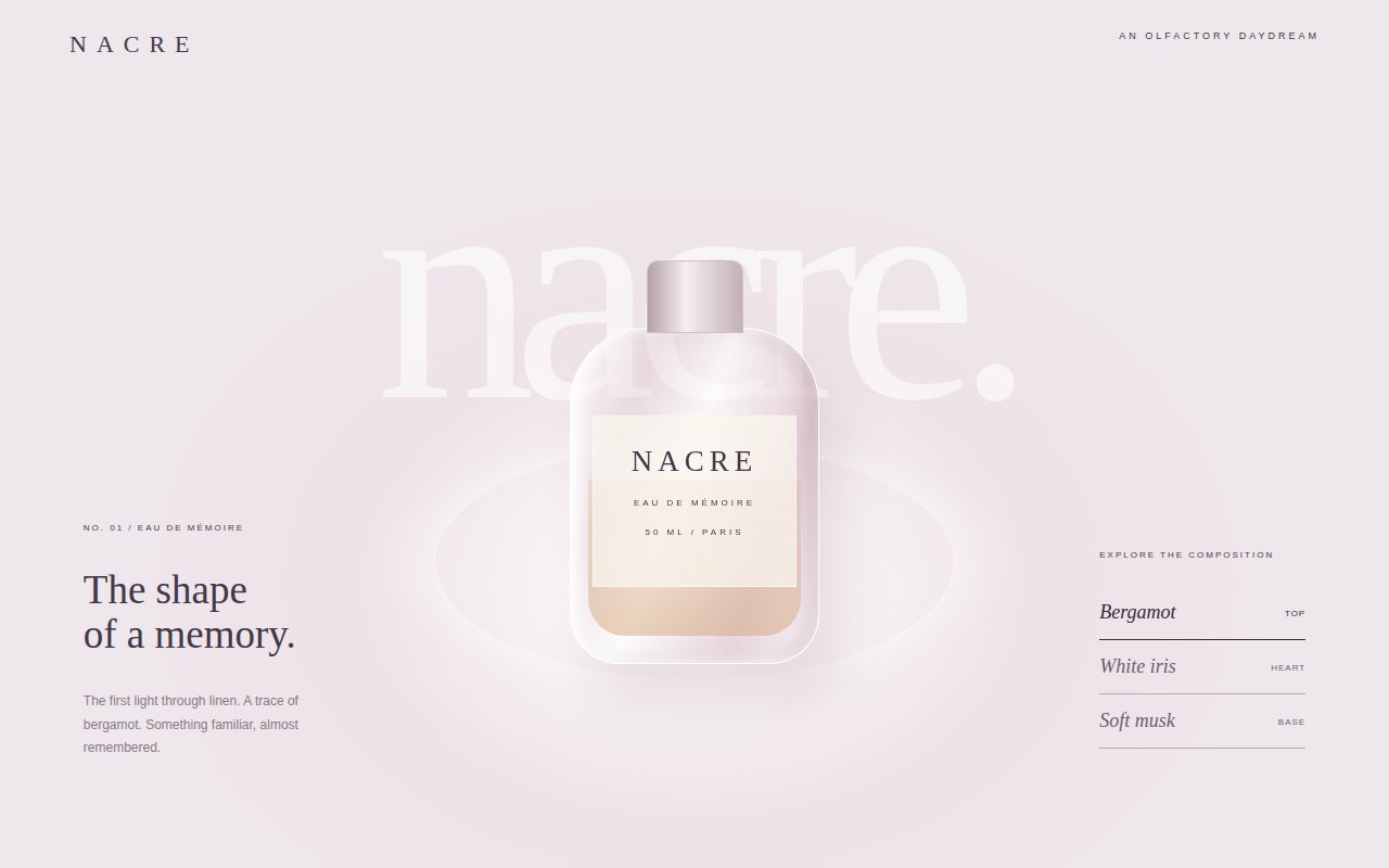 Nacre — The Shape of a Memory — screenshot