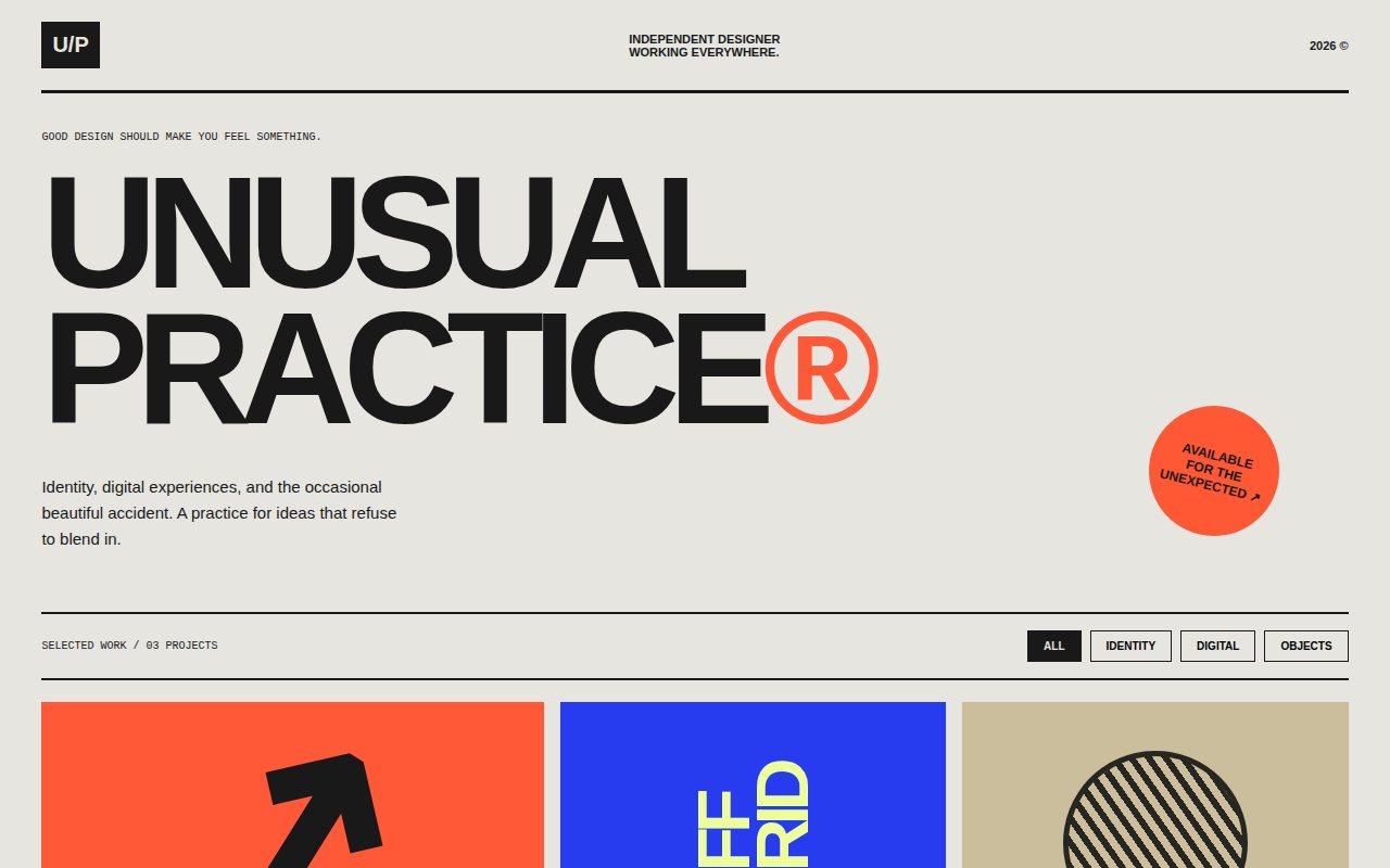 Unusual Practice — screenshot