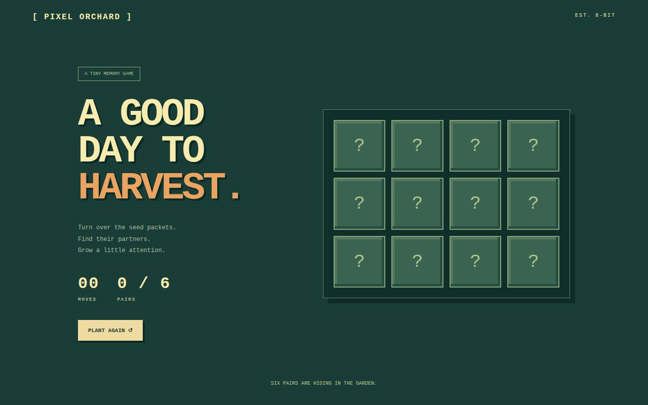 Pixel Orchard — Memory Harvest — screenshot