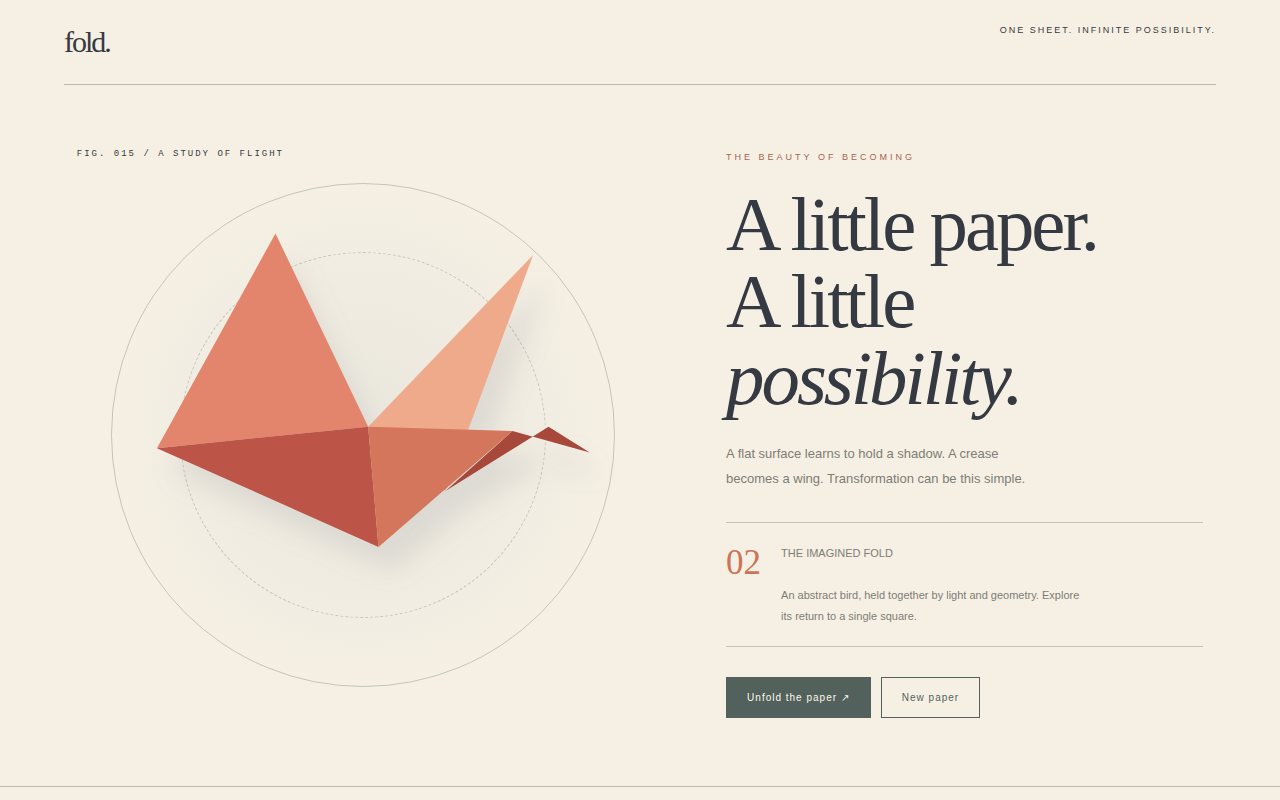 Fold — A Little Possibility — screenshot