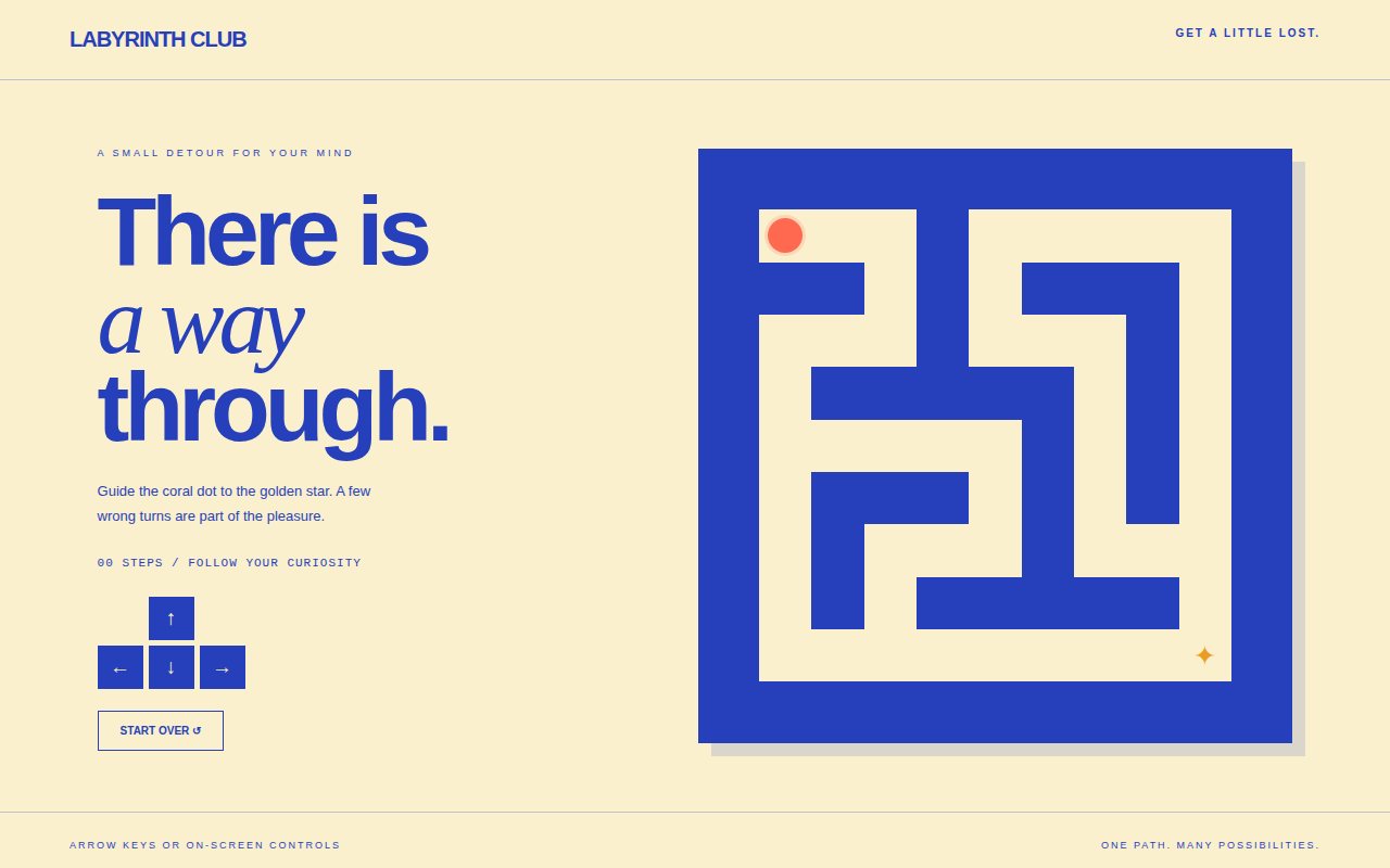 Labyrinth Club — A Way Through — screenshot