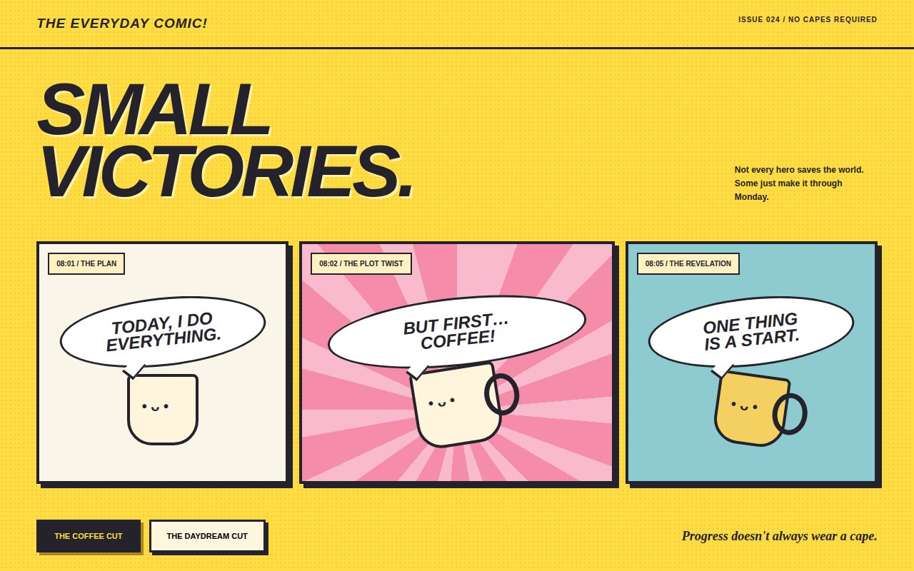 Small Victories — The Everyday Comic — screenshot