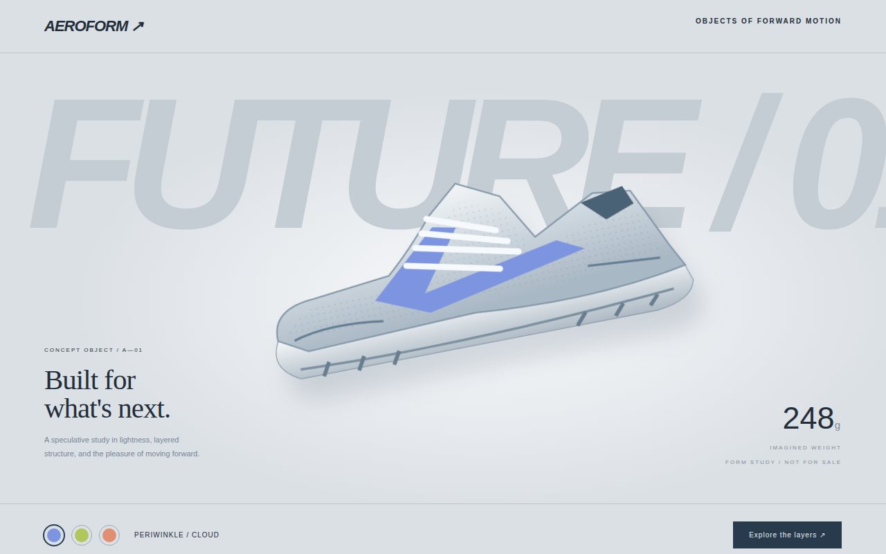 Aeroform — Built for What's Next — screenshot