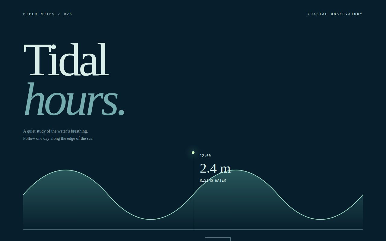 Tidal Hours — screenshot