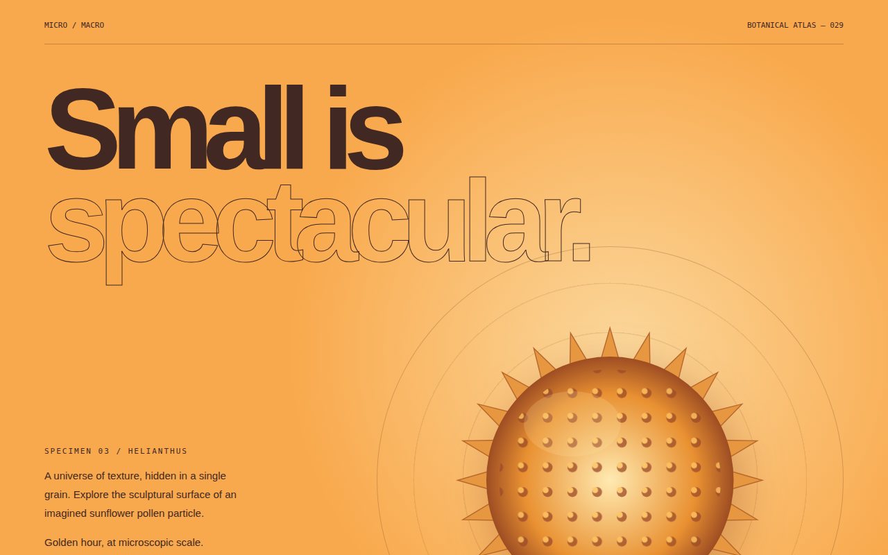 Small Is Spectacular — screenshot