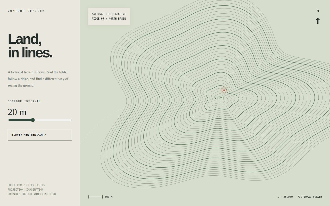 Land, in Lines — screenshot