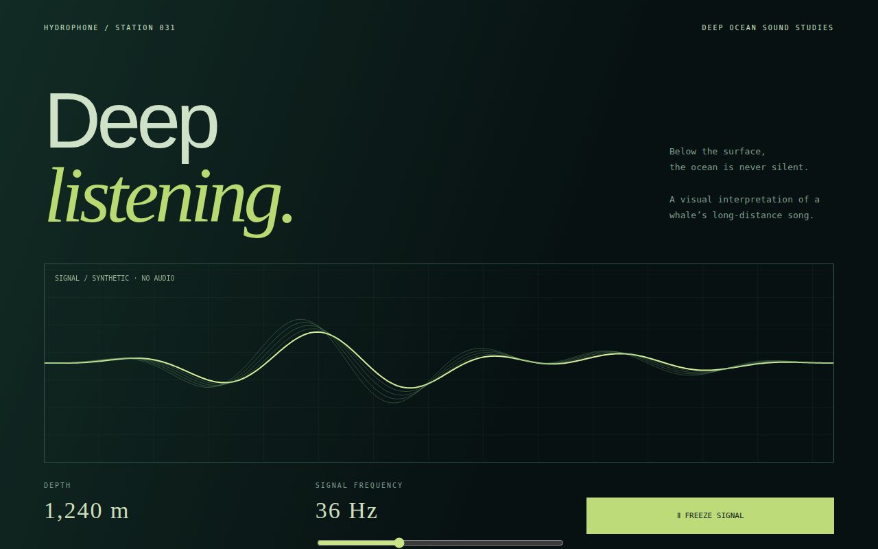 Deep Listening — screenshot