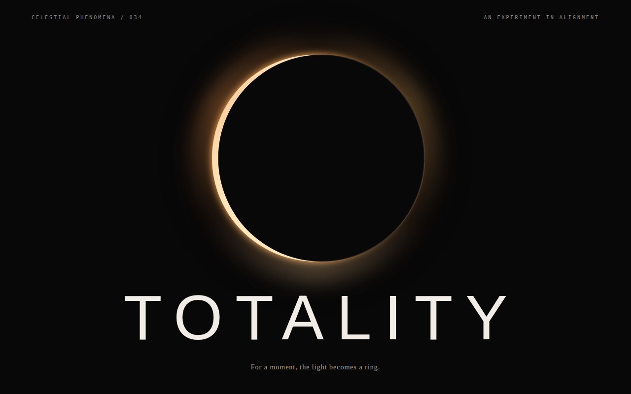 Totality — screenshot