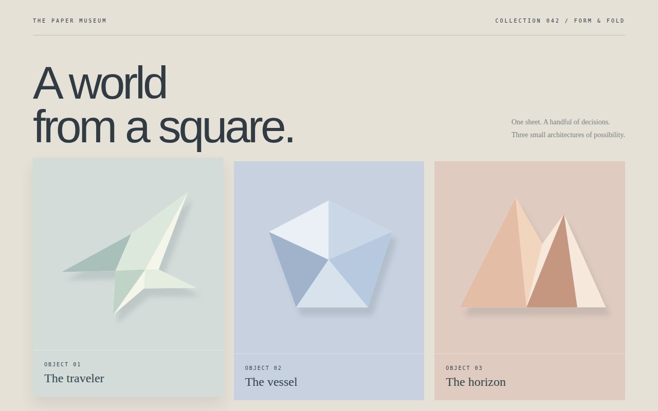 A World from a Square — screenshot