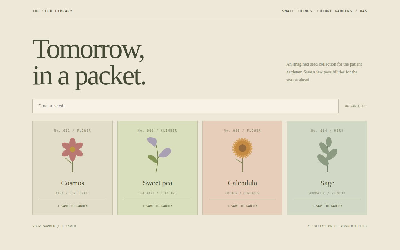 Tomorrow, in a Packet — screenshot