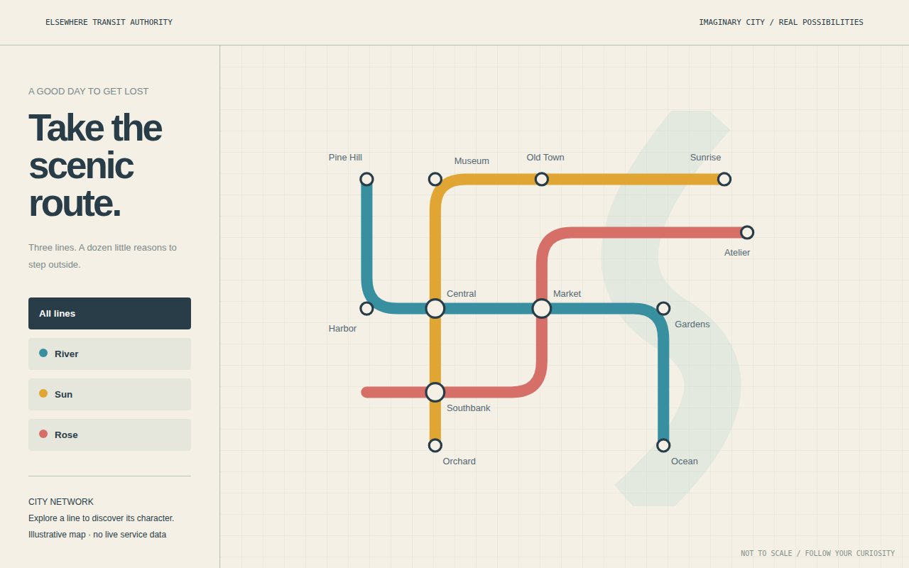 Elsewhere / City Lines — screenshot
