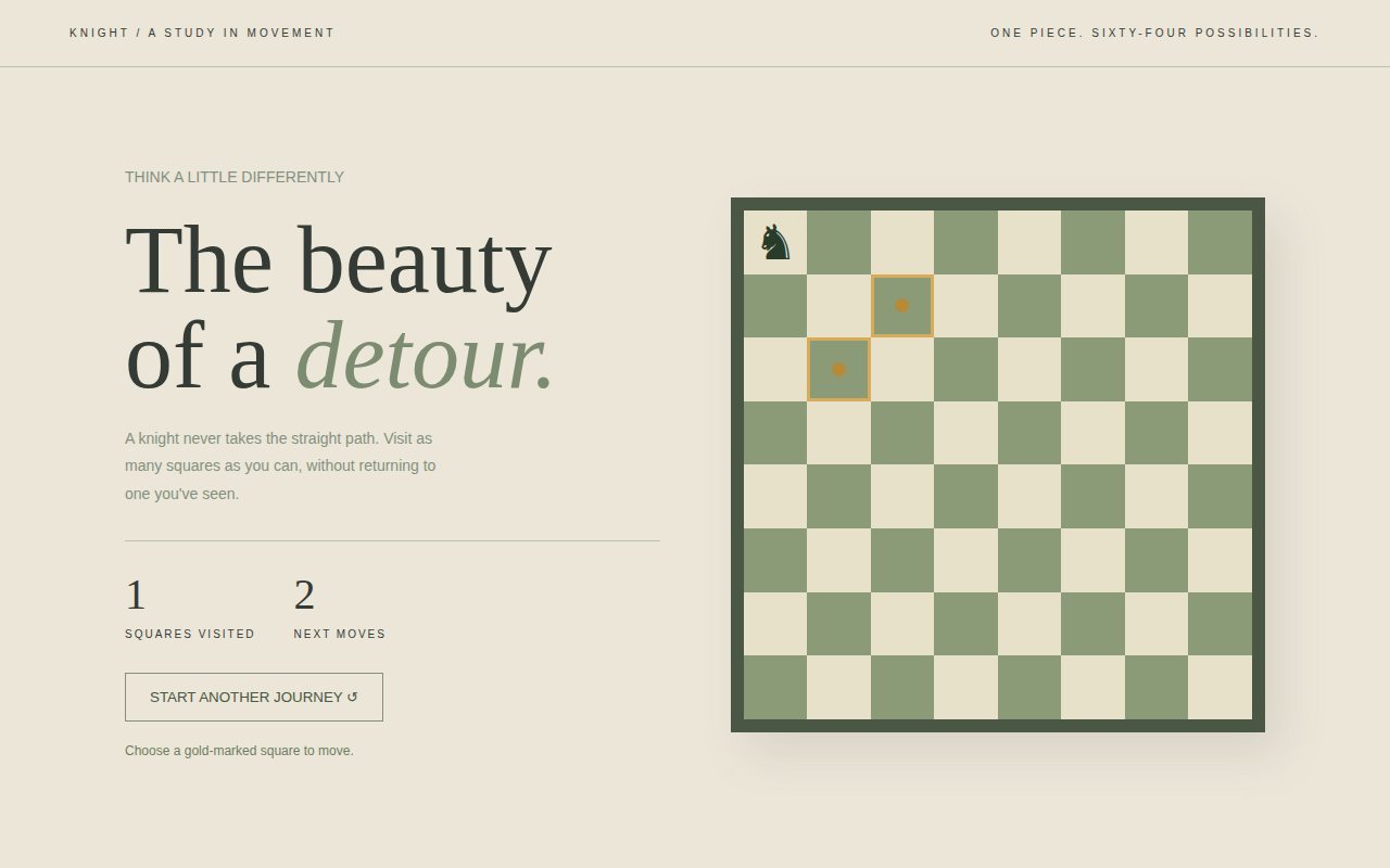 Knight / A Study in Movement — screenshot