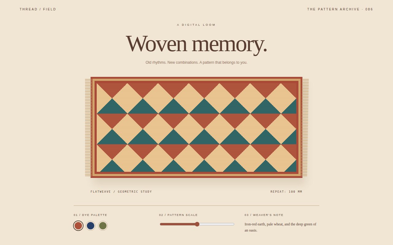 Woven Memory — screenshot