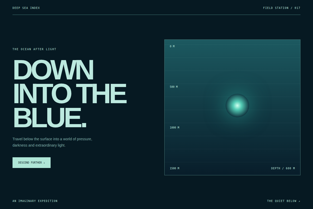 Screenshot of Deep Sea Index