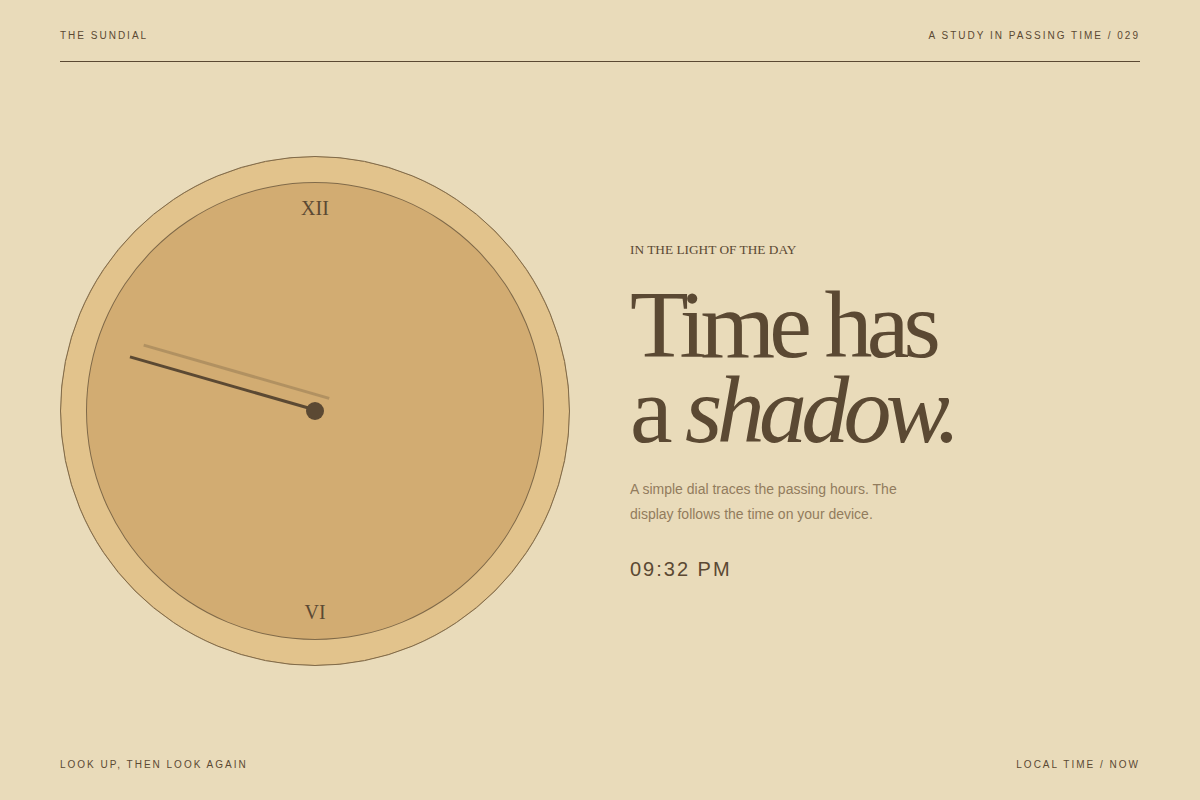 Screenshot of Sundial