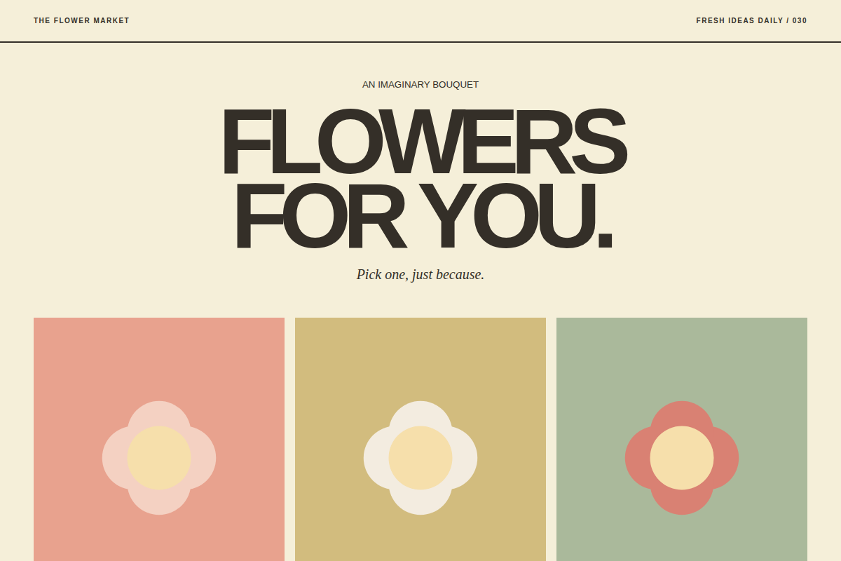 Screenshot of Flower Market