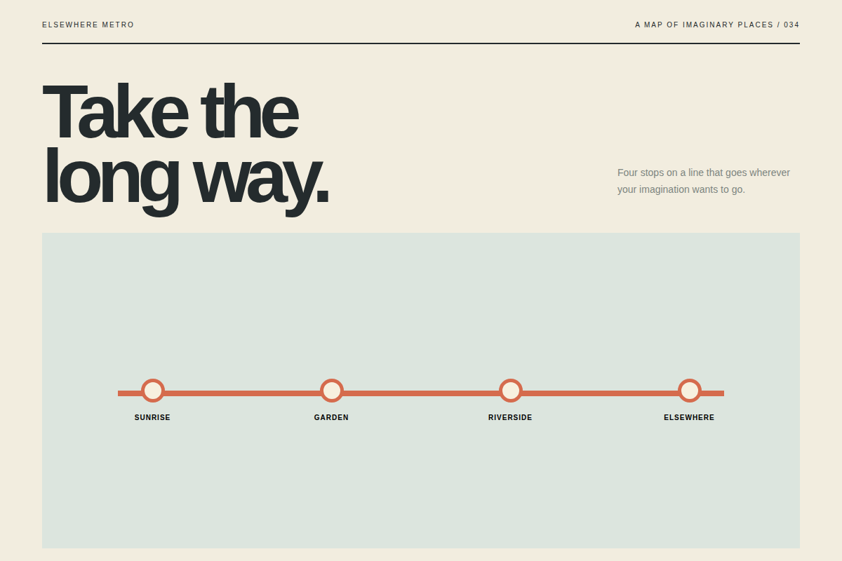 Screenshot of Elsewhere Metro