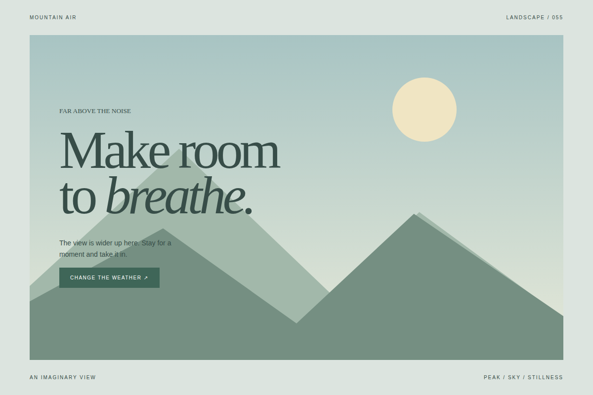 Screenshot of Mountain Air