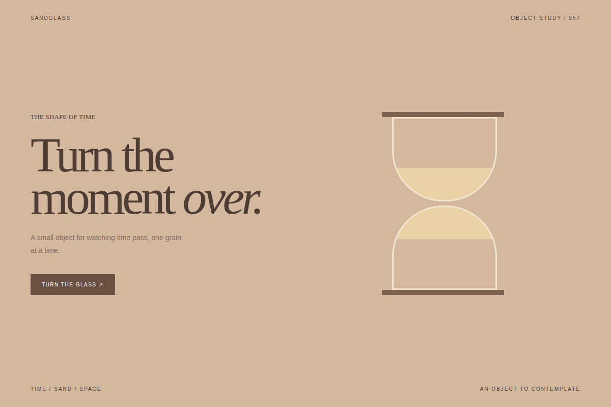 Screenshot of Sandglass