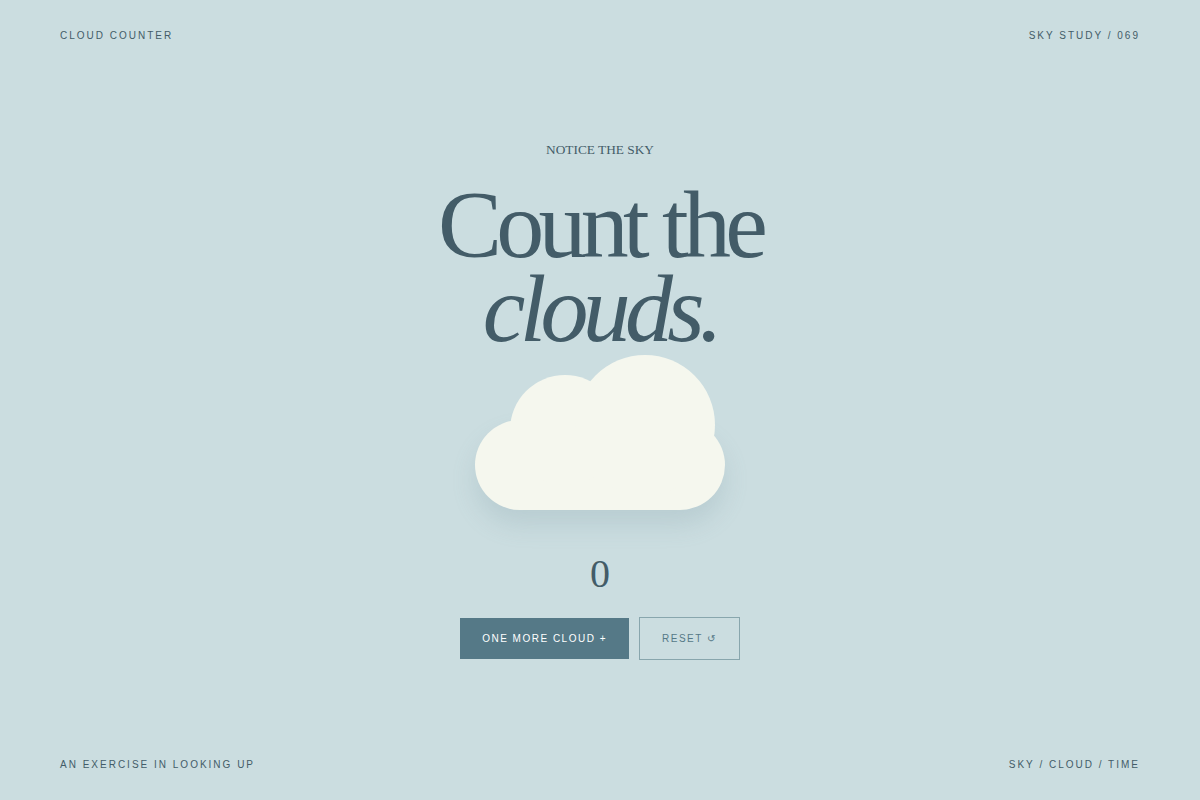 Screenshot of Cloud Counter