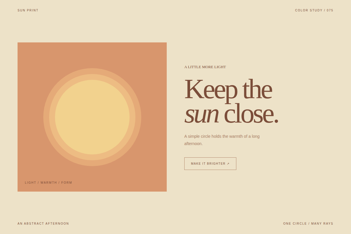 Screenshot of Sun Print