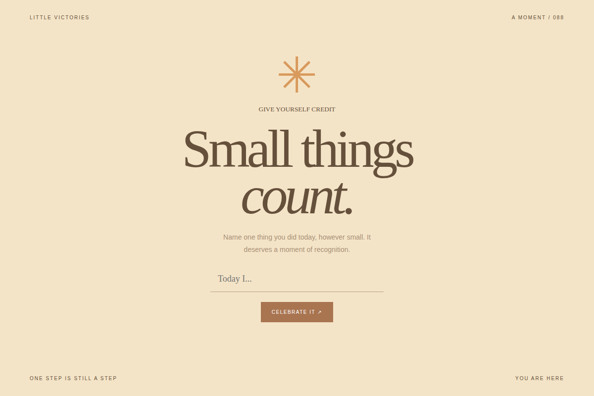 Screenshot of Little Victories